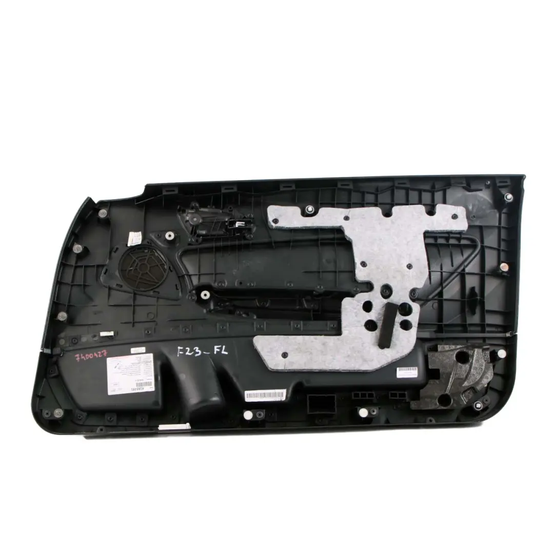 Front Left N/S Door Card Lining Panel Black Leather to BMW 2 F23 Cabrio with Part number 7400427 BMW 2 F23 Cabrio Front Left N/S Door Card Lining Panel Black Leather - SKU 7400427 - Part number 7400427