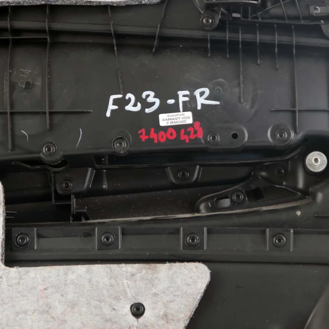 Front Right O/S Door Card Lining Panel Black Leather to BMW 2 F23 Cabrio with Part number 7400428 BMW 2 F23 Cabrio Front Right O/S Door Card Lining Panel Black Leather - SKU 7400428 - Part number 7400428