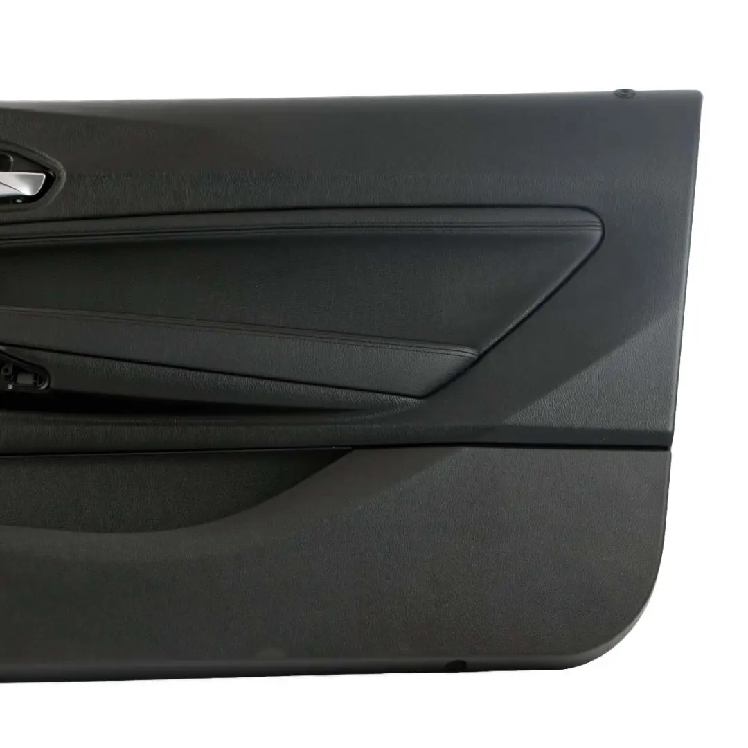 BMW 2 F23 Cabrio Front Right O/S Door Card Lining Panel Black Leather - SKU 7400428 - Part number 7400428