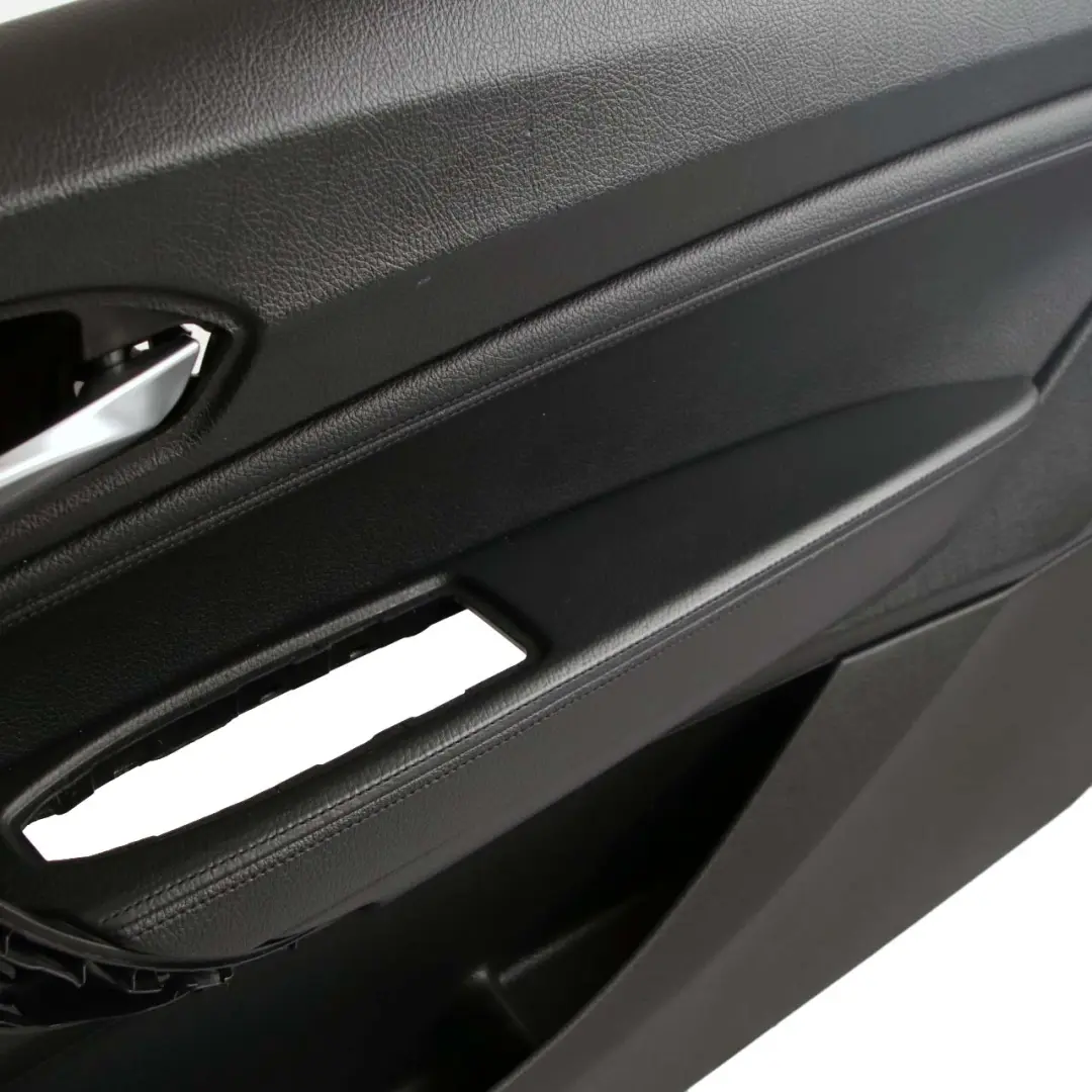 BMW 2 F23 Cabrio Front Right O/S Door Card Lining Panel Black Leather - SKU 7400428 - Part number 7400428