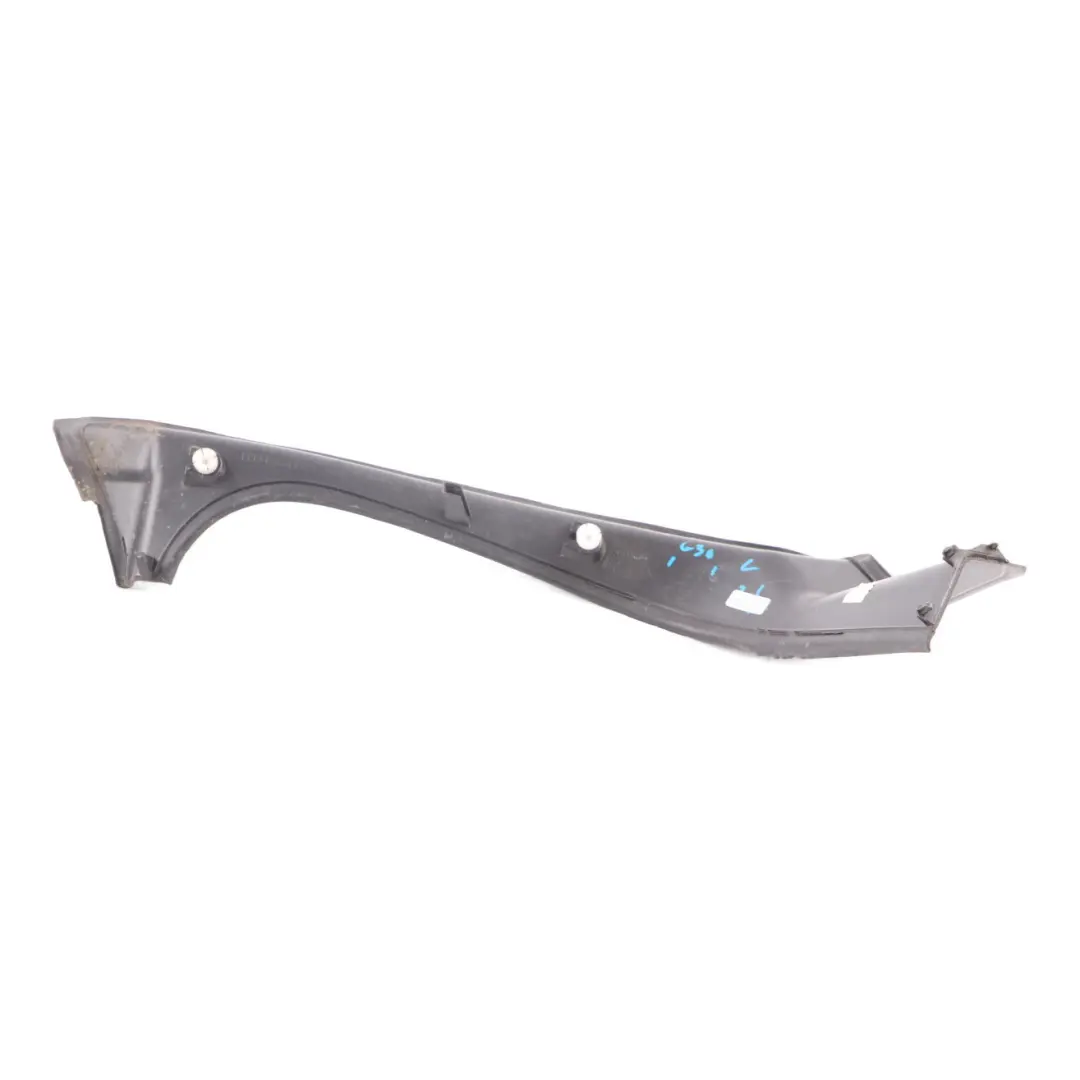 Canale dell'acqua BMW G30 Pannelo rivestimento baule posteriore sinistro per con numero di parte 7400595 Canale dell'acqua BMW G30 Pannelo rivestimento baule posteriore sinistro - SKU 7400595 - Numero di parte 7400595