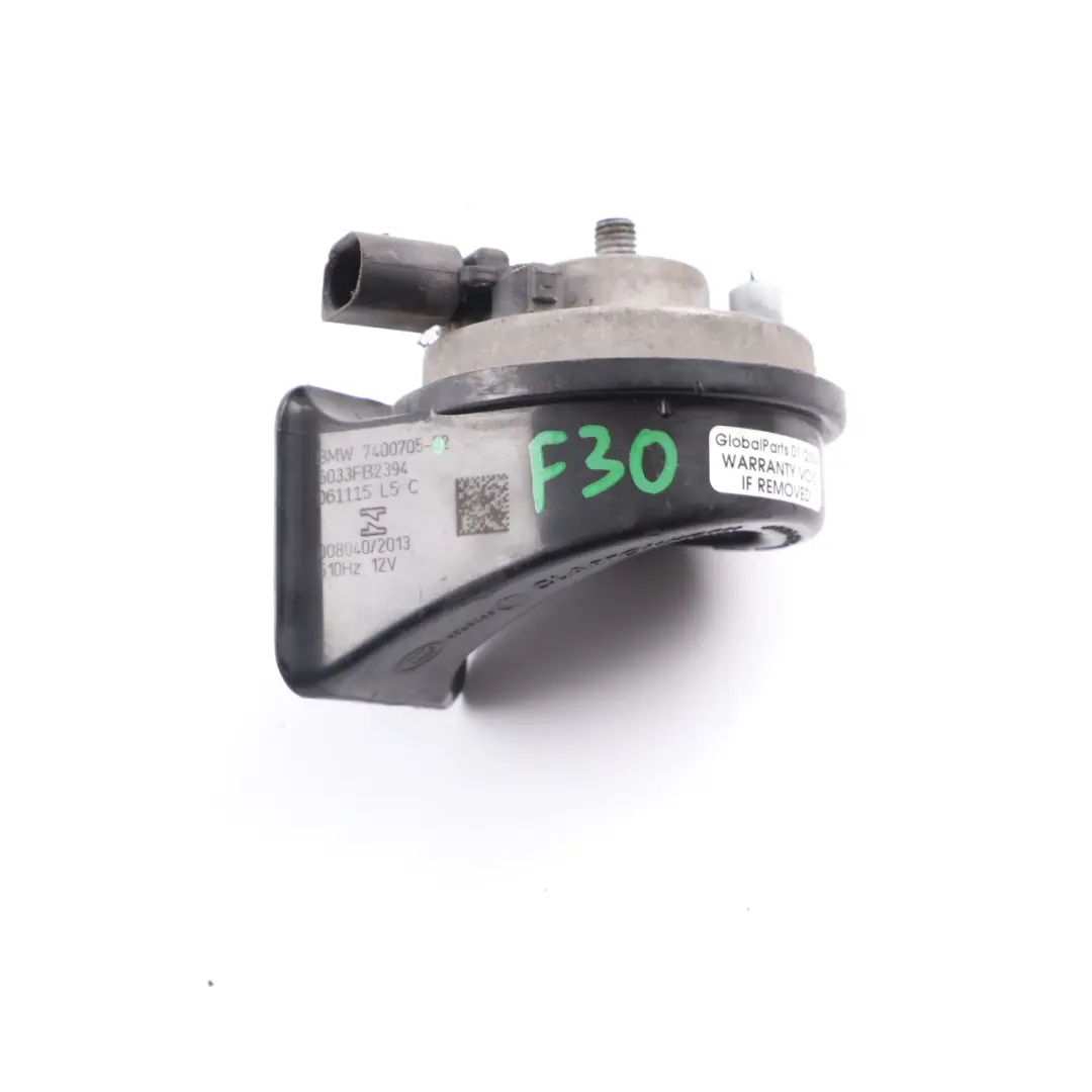 Segnale Acustico Tono Alto Passo Sirena Fanfara per BMW F22 F30 F31 F36 LCI con numero di parte 7400705 BMW F22 F30 F31 F36 LCI Segnale Acustico Tono Alto Passo Sirena Fanfara - SKU 7400705 - Numero di parte 7400705