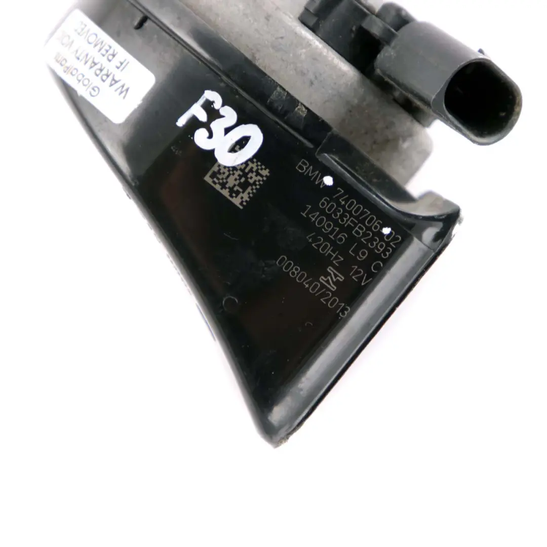 Hupe Tiefton Signal Fanfare für BMW F22 F30 F32 F80 M3 F82 M4 LCI mit Teilenummer 7400706 BMW F22 F30 F32 F80 M3 F82 M4 LCI Hupe Tiefton Signal Fanfare - SKU 7400706-1 - Teilenummer 7400706