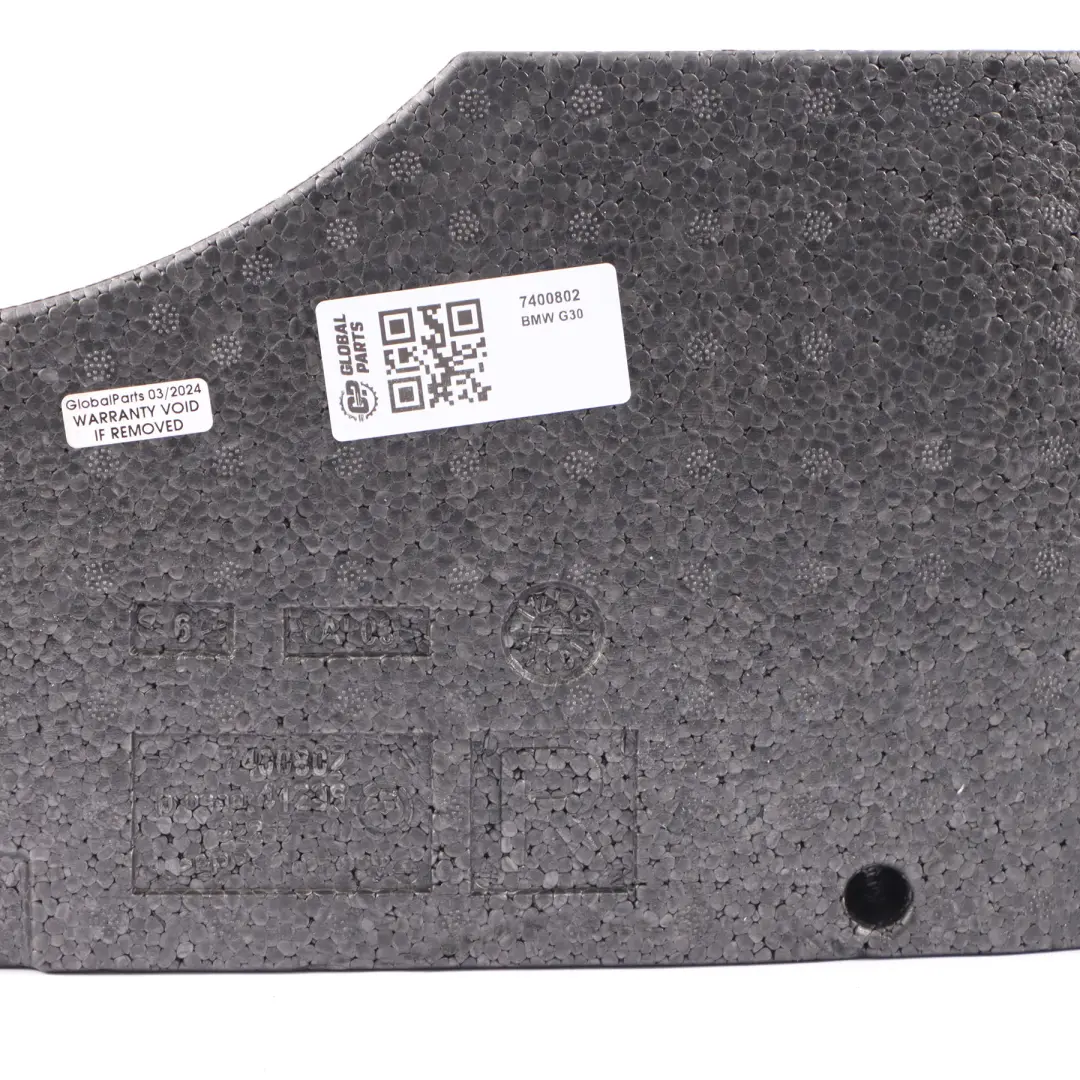 Foam Insert BMW G12 G30 G31 Footwell Foam Covering Panel Front Right O/S to with Part number 7400802 Foam Insert BMW G12 G30 G31 Footwell Foam Covering Panel Front Right O/S - SKU 7400802 - Part number 7400802