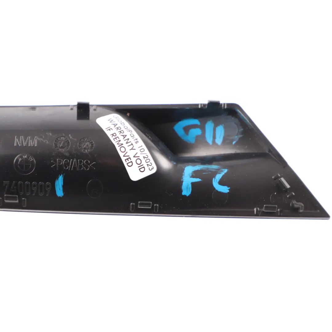 Door Card Panel Interior Handle Base Front Left N/S Trim Cover to BMW G11 with Part number 7400909 BMW G11 Door Card Panel Interior Handle Base Front Left N/S Trim Cover - SKU 7400909 - Part number 7400909