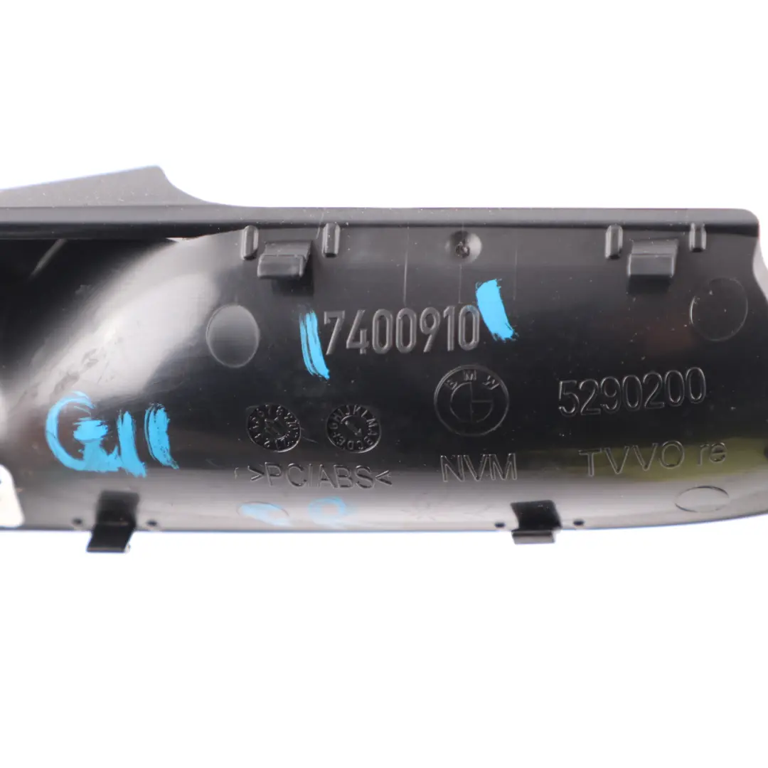 Door Card Panel Interior Handle Base Front Right O/S Trim Cover to BMW G11 with Part number 7400910 BMW G11 Door Card Panel Interior Handle Base Front Right O/S Trim Cover - SKU 7400910 - Part number 7400910