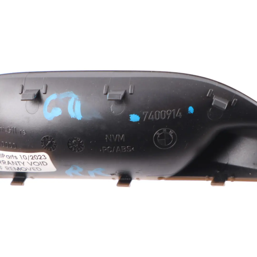BMW G11 Door Card Panel Interior Handle Base Rear Right O/S Trim Cover - SKU 7400914 - Part number 7400914