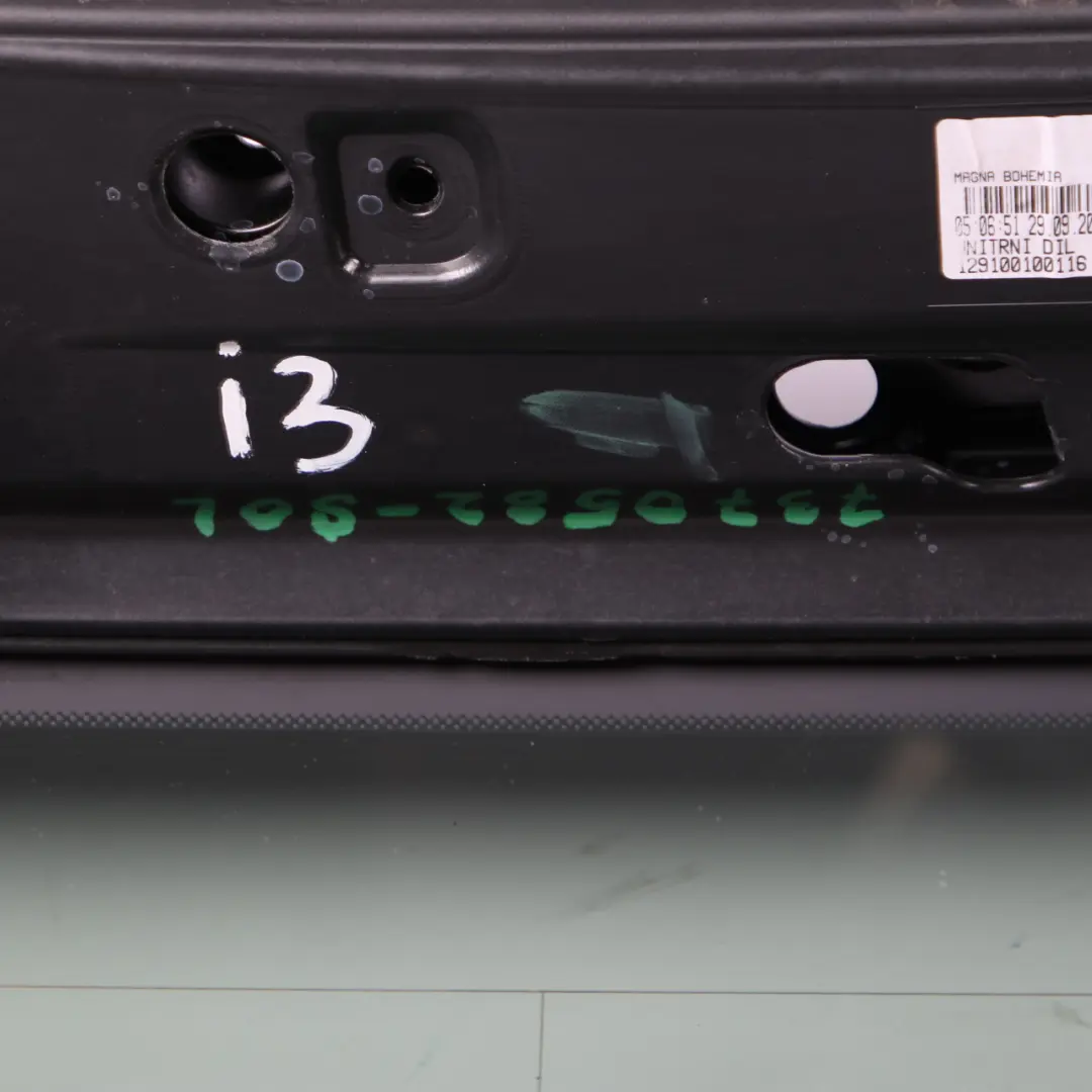 Boot Lid Tailgate Rear Trunk Lid Cover Panel Window Black to BMW i3 I01 with Part number 7400989 BMW i3 I01 Boot Lid Tailgate Rear Trunk Lid Cover Panel Window Black - SKU 7400989-BLK1 - Part number 7400989