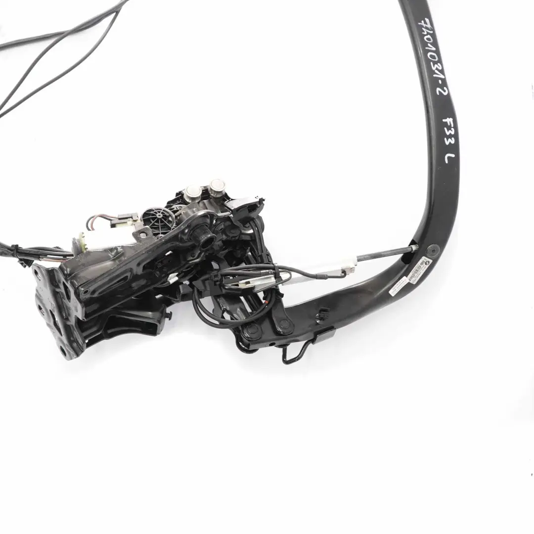 Sinistra Tetto rigido ripiegabile scomparsa Meccanismo Braccio per BMW F33 Cabrio con numero di parte 7401031 BMW F33 Cabrio Sinistra Tetto rigido ripiegabile scomparsa Meccanismo Braccio - SKU 7401031-2 - Numero di parte 7401031