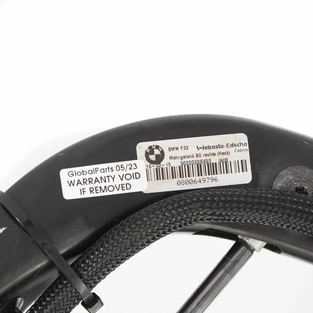  Charnière de toit BMW F33 Convertible de mécanisme de toit escamotable droite - SKU 7401032-3 - Numéro de pièce 7401032