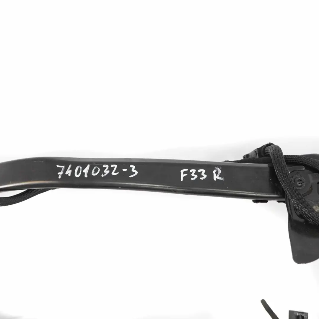Cerniera capote pieghevole BMW F33 Cabrio destra Meccanismo retrattile Cerniera per con numero di parte 7401032 Cerniera capote pieghevole BMW F33 Cabrio destra Meccanismo retrattile Cerniera - SKU 7401032-3 - Numero di parte 7401032