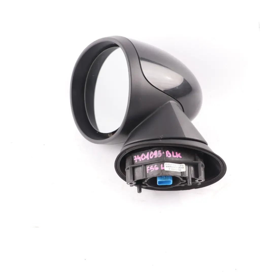 Wing Mirror Mini F56 F55 F57 Power Fold Heated Left N/S 3 Pins Outside Black to with Part number 7401095 Wing Mirror Mini F56 F55 F57 Power Fold Heated Left N/S 3 Pins Outside Black - SKU 7401095-BLK - Part number 7401095