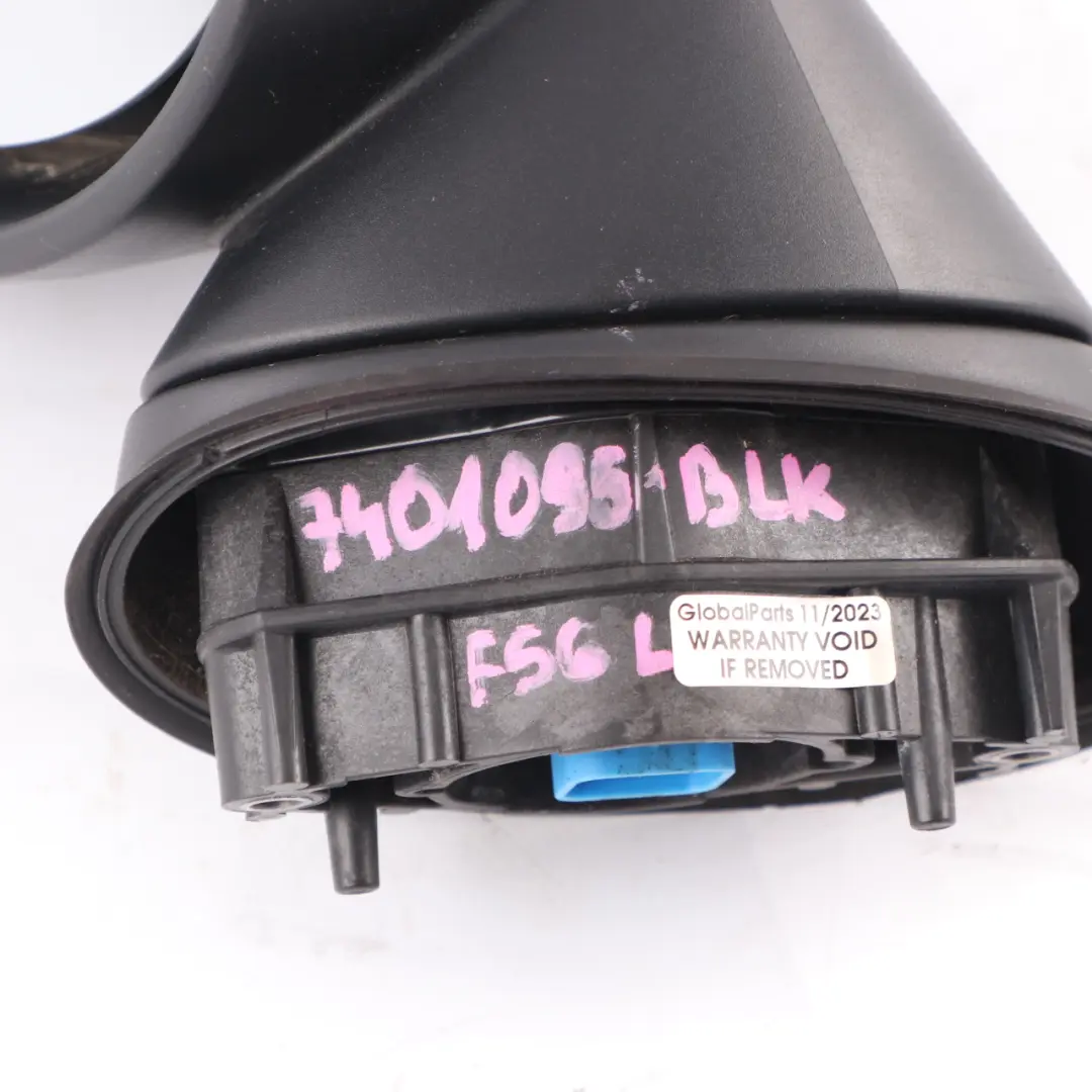 Wing Mirror Mini F56 F55 F57 Power Fold Heated Left N/S 3 Pins Outside Black to with Part number 7401095 Wing Mirror Mini F56 F55 F57 Power Fold Heated Left N/S 3 Pins Outside Black - SKU 7401095-BLK - Part number 7401095