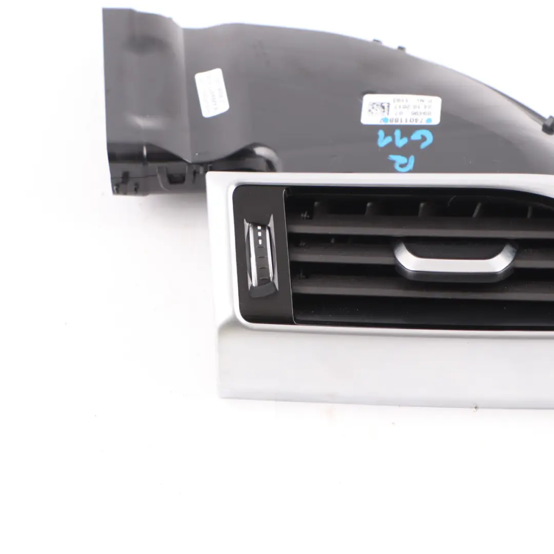 Pillar Air Vent Right O/S Fresh Air Grille Nozzle Trim to BMW G11 B with Part number 7401188 BMW G11 B Pillar Air Vent Right O/S Fresh Air Grille Nozzle Trim - SKU 7401188 - Part number 7401188