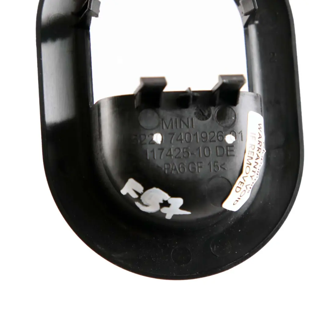 Mini F57 Cabrio Trim Rear Seats Release Lever Cover Black - SKU 7401926 - Part number 7401926
