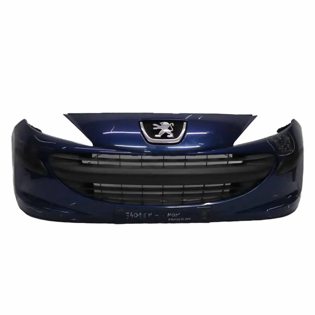 Peugeot 207 Przedni Zderzak Montebello Blue - KPL - SKU 7401EN-MON - Numer Części 7401EN