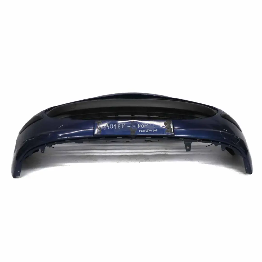 Bumper Front Trim Panel Cover Hatchback Montebello Blue - KPL to Peugeot 207 with Part number 7401EN Peugeot 207 Bumper Front Trim Panel Cover Hatchback Montebello Blue - KPL - SKU 7401EN-MON - Part number 7401EN