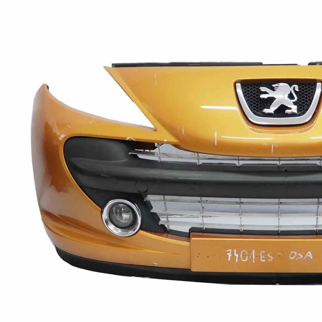 Peugeot 207 Bumper Front Trim Panel Cover Hatchback Orange Salamanque - KHW - SKU 7401ES-OSA - Part number 7401ES