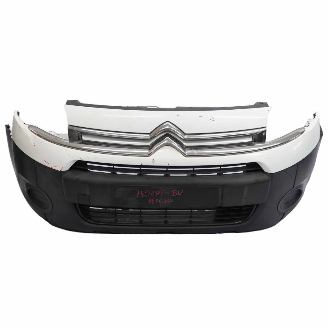 Citroen Berlingo Bumper Front Trim Panel Covering Banquise White - EWP to with Part number 7401PT Citroen Berlingo Bumper Front Trim Panel Covering Banquise White - EWP - SKU 7401PT-BW - Part number 7401PT