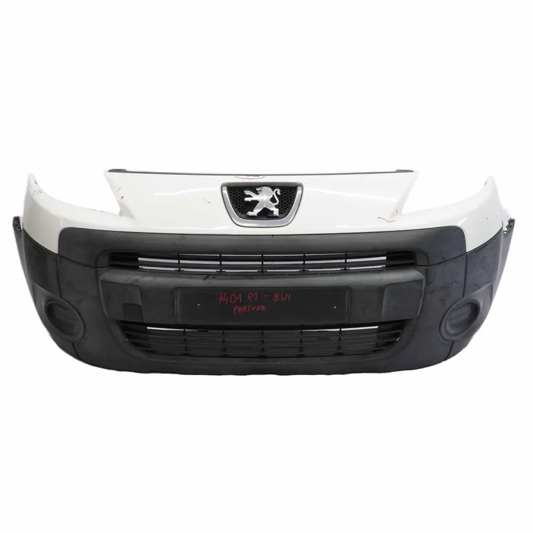 Bumper Front Trim Panel Covering Banquise White - EWP to Peugeot Partner with Part number 7401PT Peugeot Partner Bumper Front Trim Panel Covering Banquise White - EWP - SKU 7401PT-BW1 - Part number 7401PT