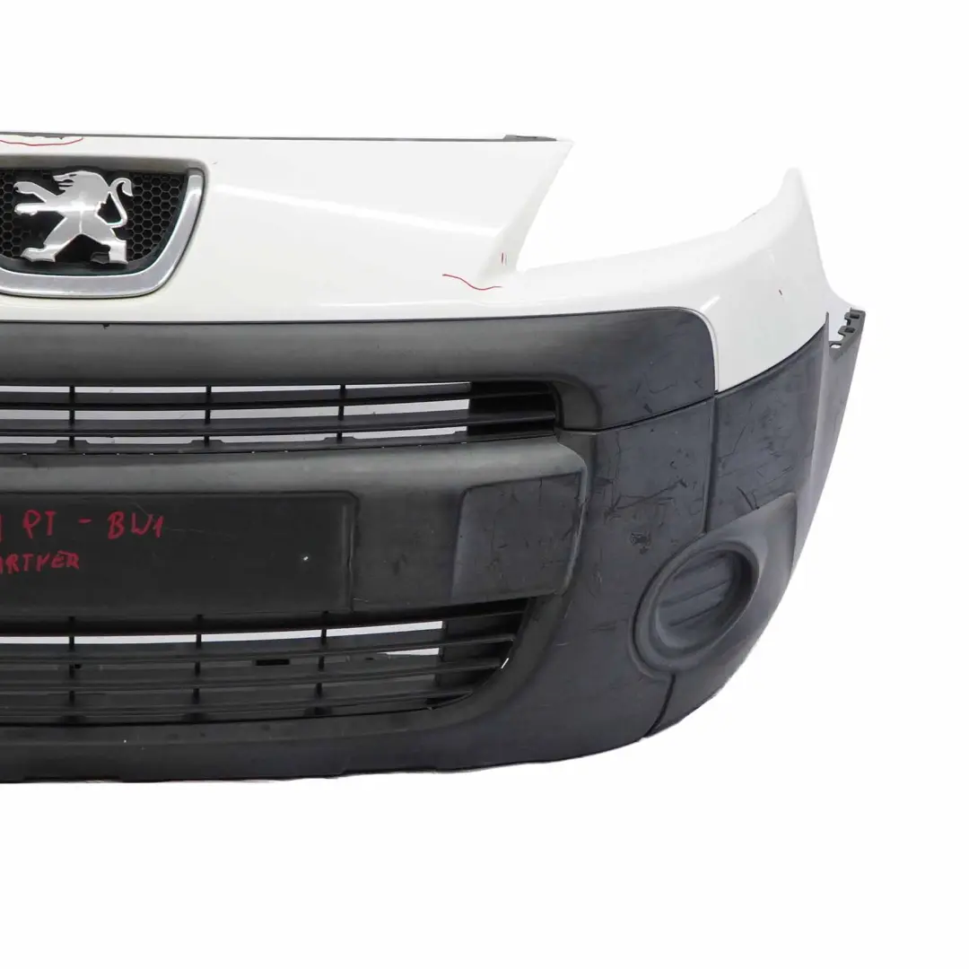 Bumper Front Trim Panel Covering Banquise White - EWP to Peugeot Partner with Part number 7401PT Peugeot Partner Bumper Front Trim Panel Covering Banquise White - EWP - SKU 7401PT-BW1 - Part number 7401PT