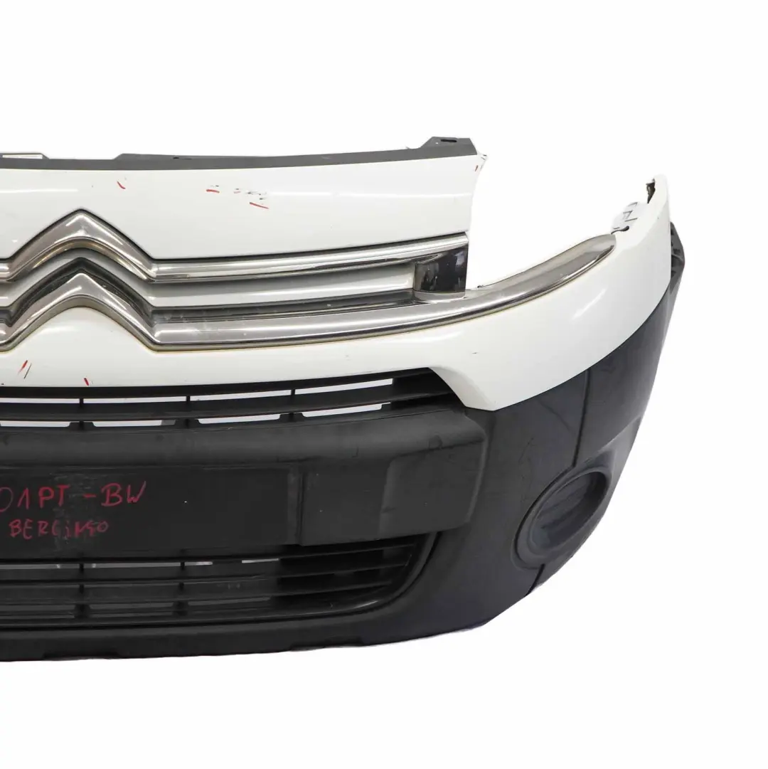  Citroen Berlingo Bumper Front Trim Panel Covering Banquise White - EWP - SKU 7401PT-BW - Part number 7401PT