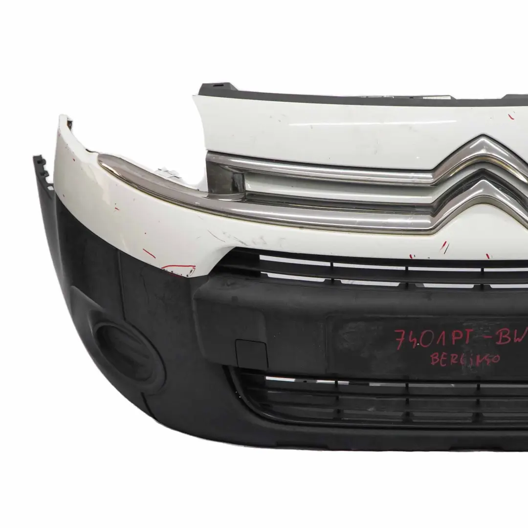 Citroen Berlingo Bumper Front Trim Panel Covering Banquise White - EWP to with Part number 7401PT Citroen Berlingo Bumper Front Trim Panel Covering Banquise White - EWP - SKU 7401PT-BW - Part number 7401PT