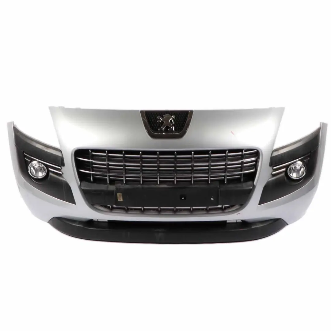 Peugeot 3008 Bumper Front Trim Panel Cover Grey Aluminium Metallic - EZR - SKU 7401RZ-GAL - Part number 7401RZ