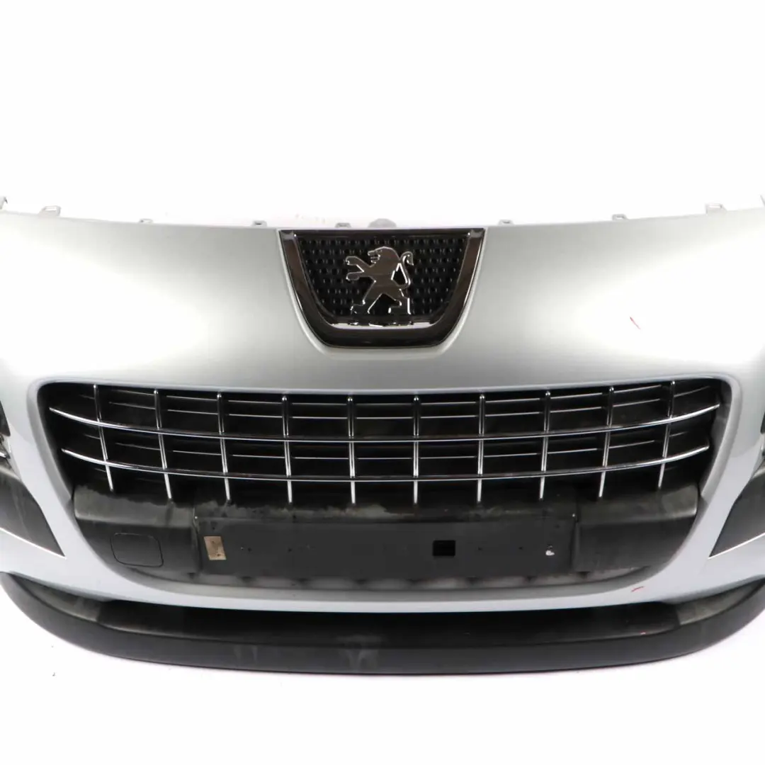 Peugeot 3008 Bumper Front Trim Panel Cover Grey Aluminium Metallic - EZR - SKU 7401RZ-GAL - Part number 7401RZ