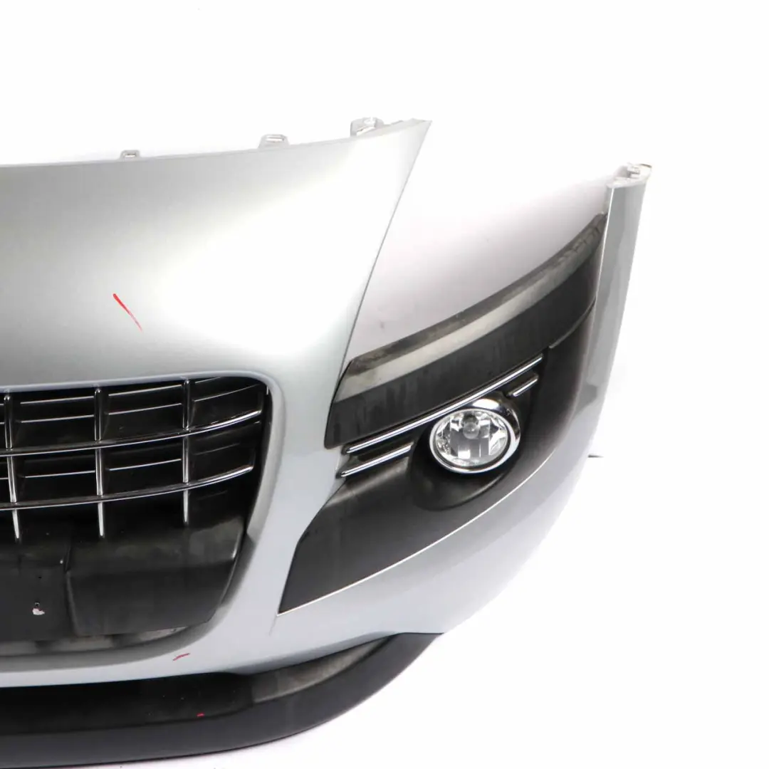 Peugeot 3008 Bumper Front Trim Panel Cover Grey Aluminium Metallic - EZR - SKU 7401RZ-GAL - Part number 7401RZ