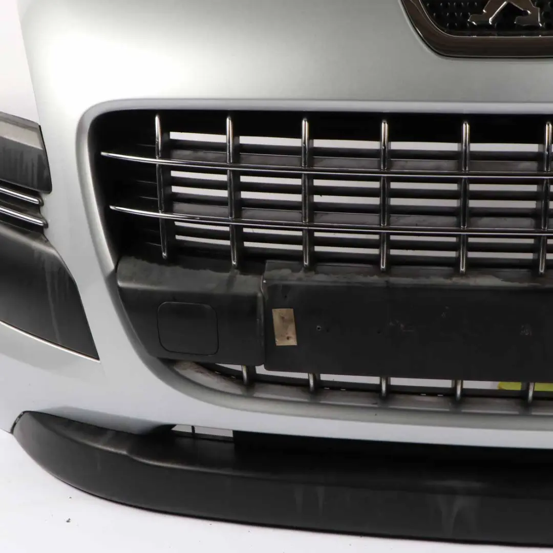 Peugeot 3008 Bumper Front Trim Panel Cover Grey Aluminium Metallic - EZR - SKU 7401RZ-GAL - Part number 7401RZ