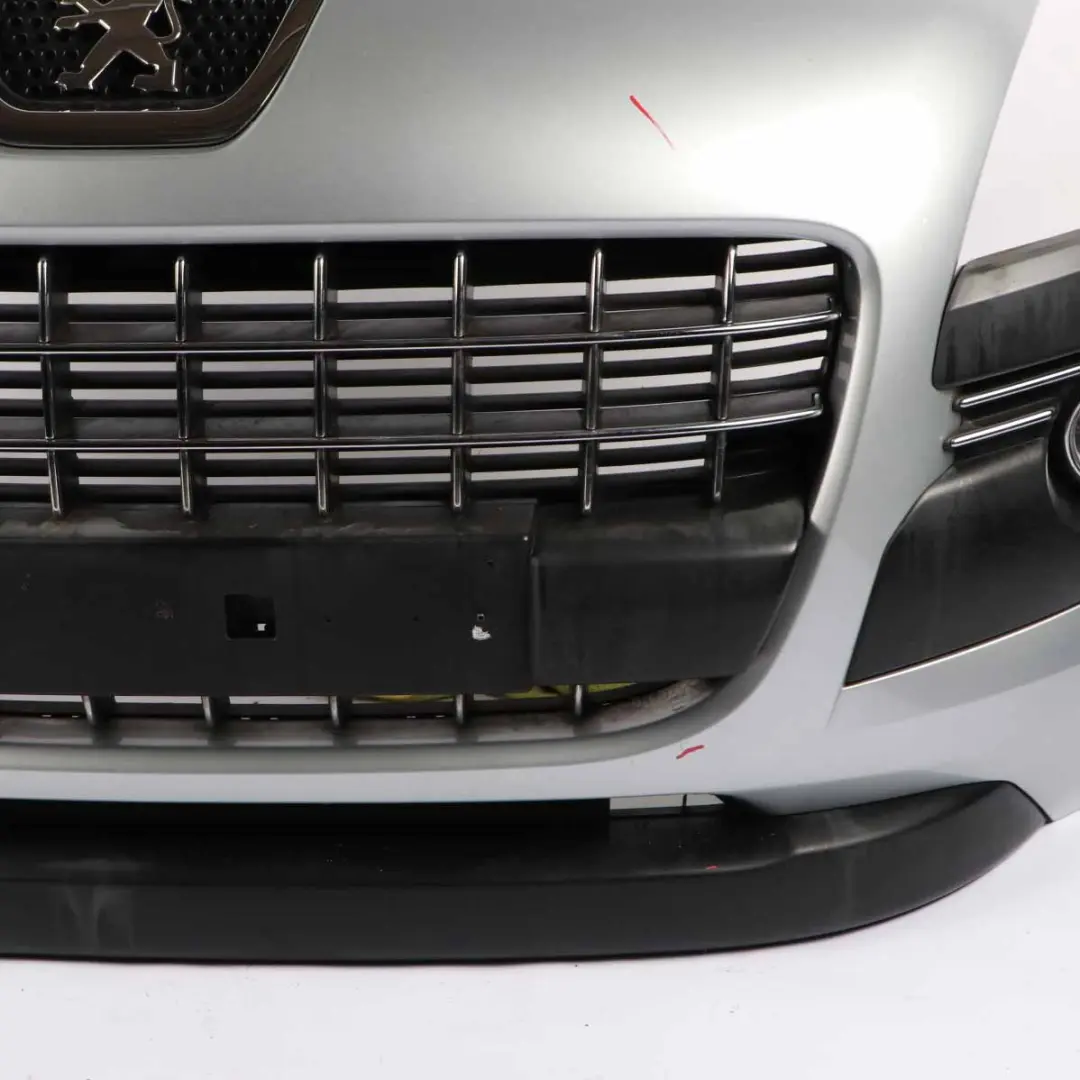 Peugeot 3008 Bumper Front Trim Panel Cover Grey Aluminium Metallic - EZR - SKU 7401RZ-GAL - Part number 7401RZ