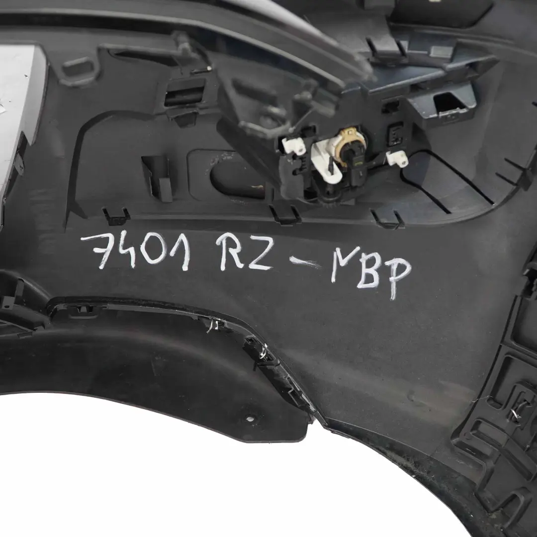 Bumper Front Trim Panel Cover Nero Black Pearl - KTV to Peugeot 3008 with Part number 7401RZ Peugeot 3008 Bumper Front Trim Panel Cover Nero Black Pearl - KTV - SKU 7401RZ-NBP - Part number 7401RZ