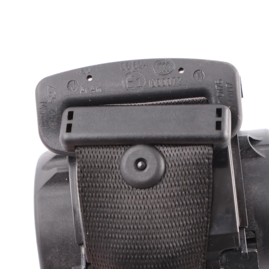 Belt Rear Center Middle Upper Safety Belt Black to BMW G11 Seat with Part number 7402527 BMW G11 Seat Belt Rear Center Middle Upper Safety Belt Black - SKU 7402527 - Part number 7402527