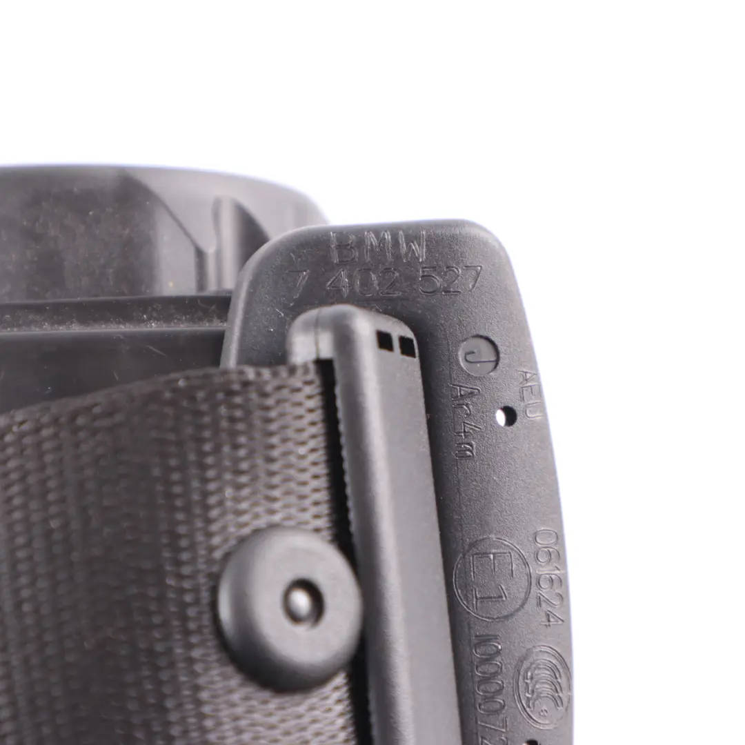 Belt Rear Center Middle Upper Safety Belt Black to BMW G11 Seat with Part number 7402527 BMW G11 Seat Belt Rear Center Middle Upper Safety Belt Black - SKU 7402527 - Part number 7402527