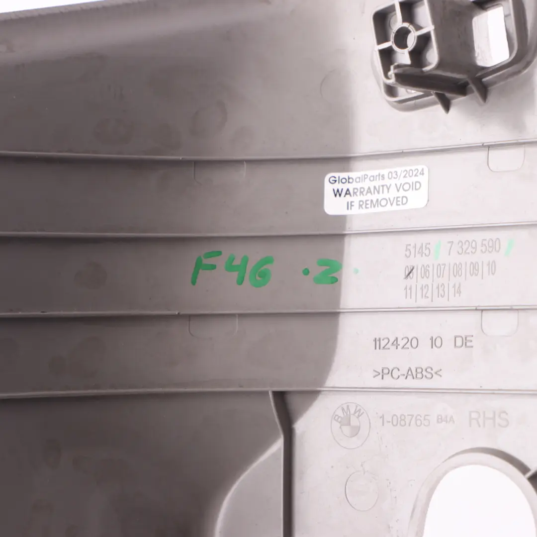 Trim Cover C-pillar Upper Right O/S to BMW F46 with Part number 7402674 BMW F46 Trim Cover C-pillar Upper Right O/S - SKU 7402674 - Part number 7402674