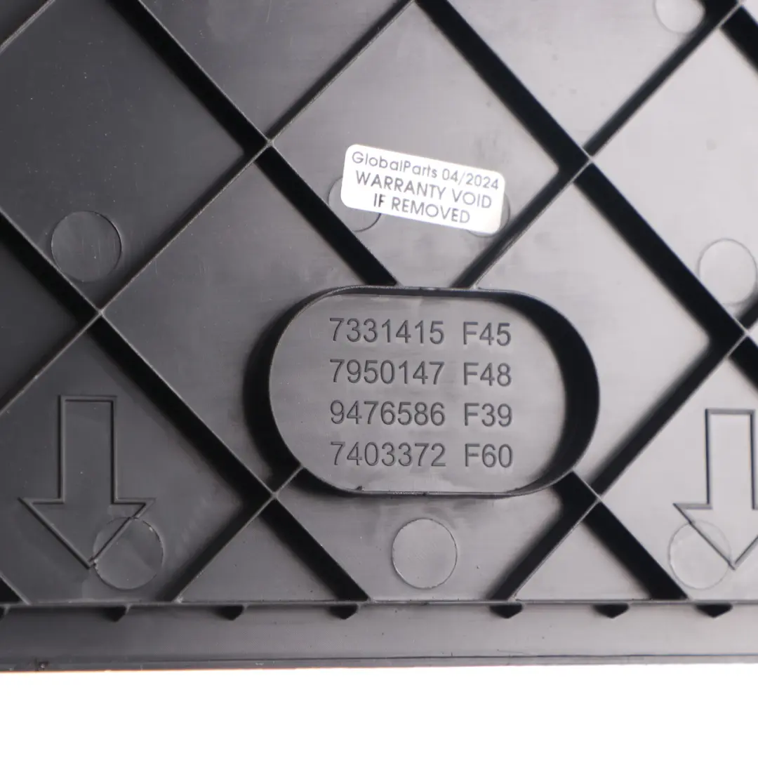 Innenverkleidung Kofferraum Boden Gepäckraum Klappe für Mini F60 mit Teilenummer 7403372 Mini F60 Innenverkleidung Kofferraum Boden Gepäckraum Klappe - SKU 7403372-1 - Teilenummer 7403372