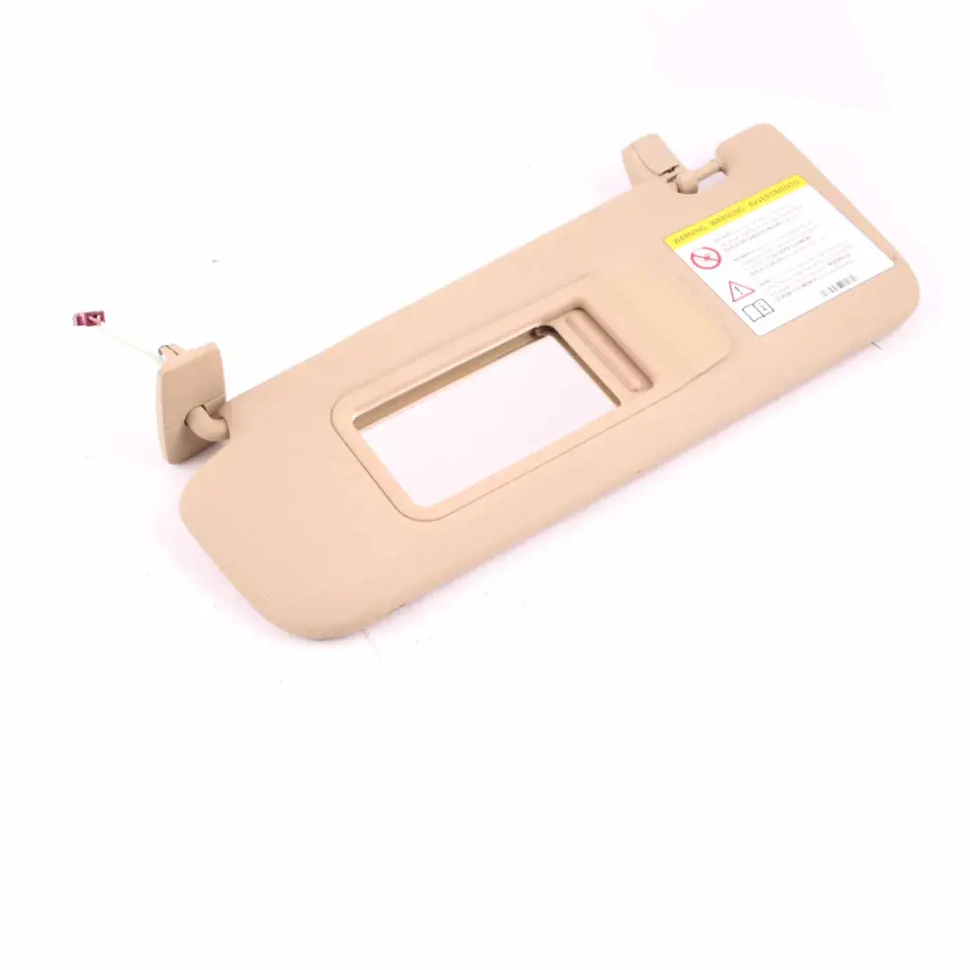 Sun Visor BMW X3 F25 X4 F26 Mirror Sunvisor Left N/S Trim Panel Beige to with Part number 7403559 Sun Visor BMW X3 F25 X4 F26 Mirror Sunvisor Left N/S Trim Panel Beige - SKU 7403559 - Part number 7403559