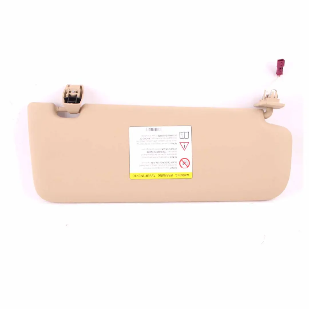 Sun Visor BMW X3 F25 X4 F26 Mirror Sunvisor Left N/S Trim Panel Beige - SKU 7403559 - Part number 7403559