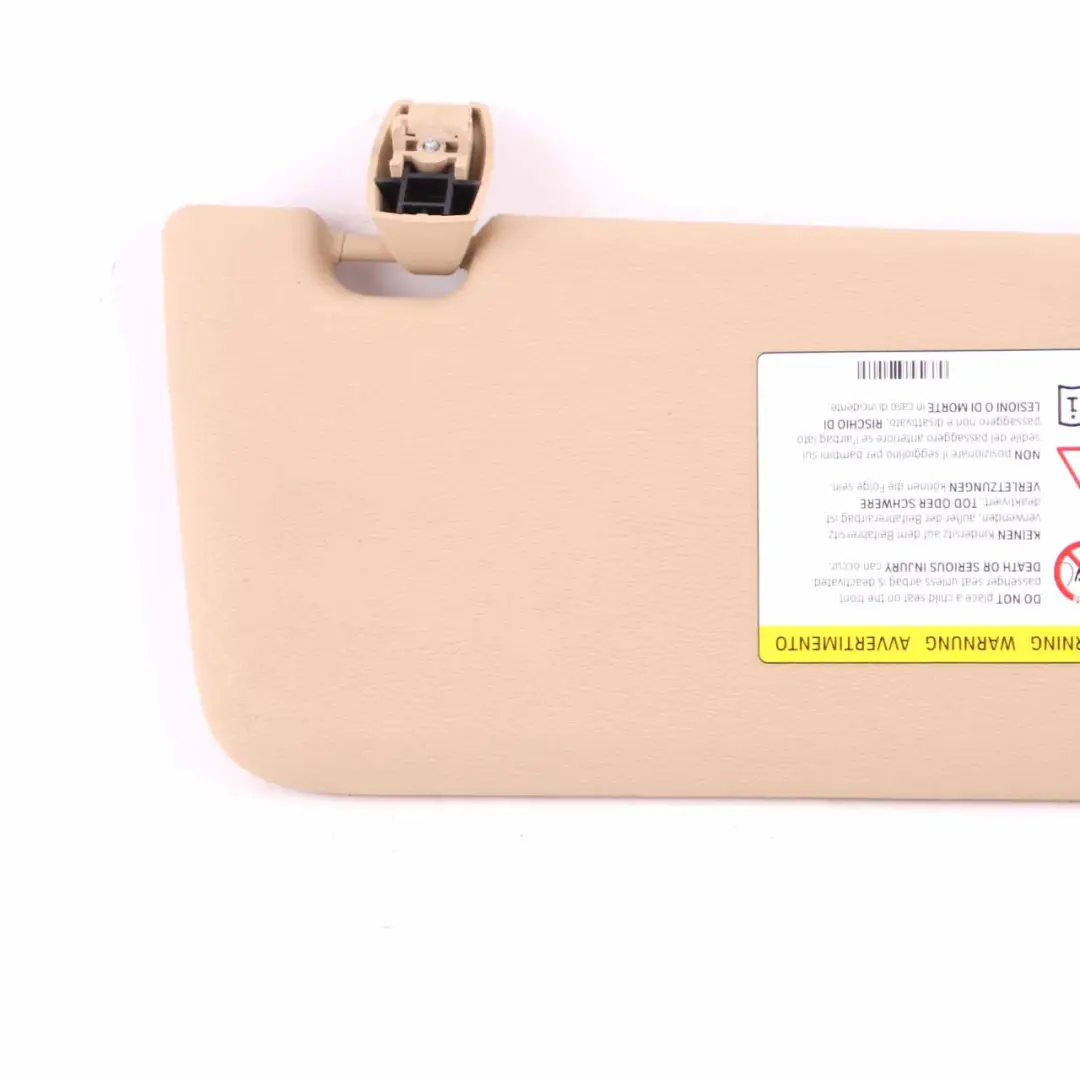 Sun Visor BMW X3 F25 X4 F26 Mirror Sunvisor Left N/S Trim Panel Beige to with Part number 7403559 Sun Visor BMW X3 F25 X4 F26 Mirror Sunvisor Left N/S Trim Panel Beige - SKU 7403559 - Part number 7403559