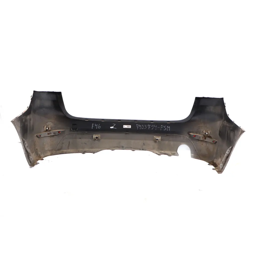 Bumper Rear Trim Panelling Cover PDC Platinum Silver Metallic - C08 to BMW F46 with Part number 7403794 BMW F46 Bumper Rear Trim Panelling Cover PDC Platinum Silver Metallic - C08 - SKU 7403794-PSM - Part number 7403794
