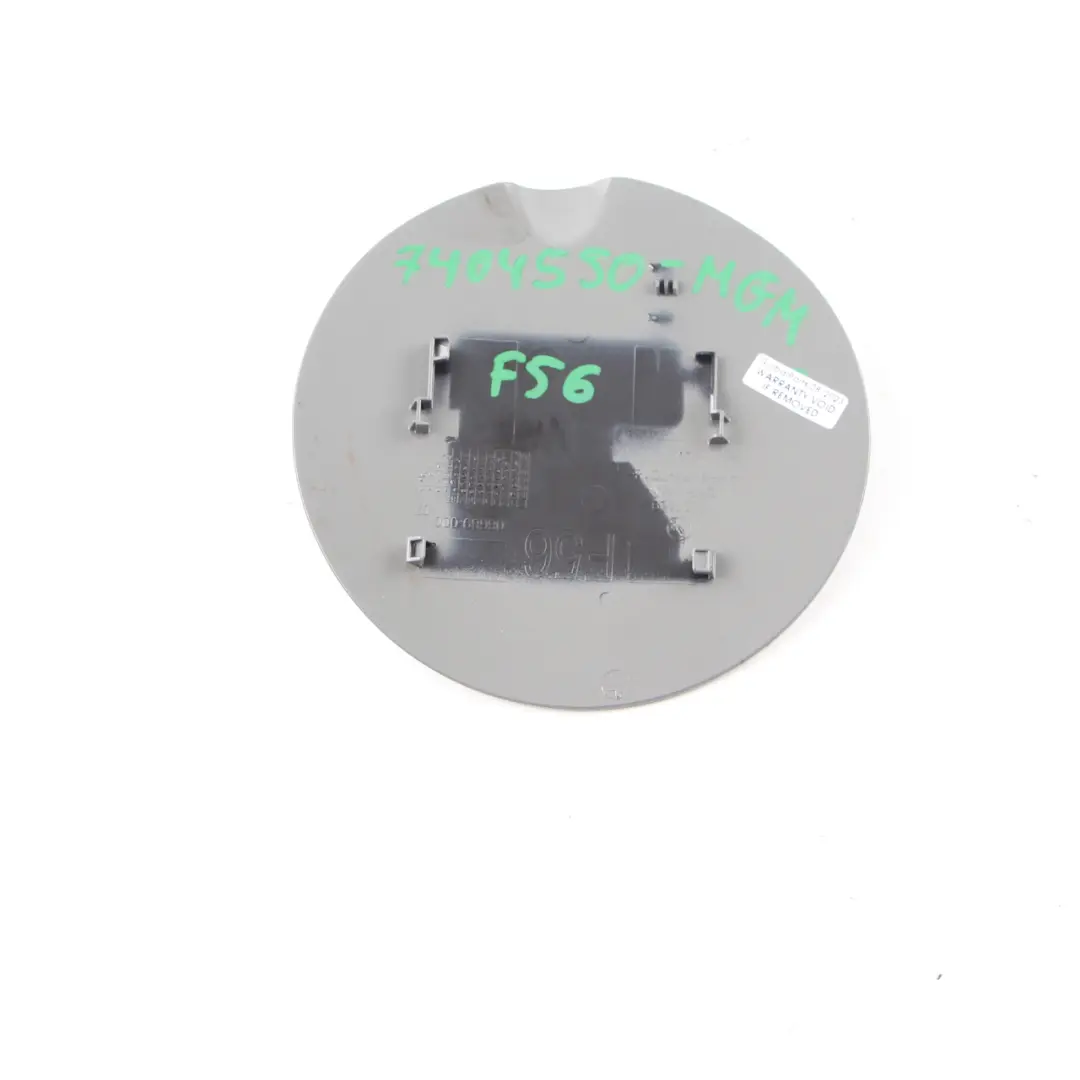 Fill In Flap Cap Rear Moonwalk Grey B71 to Fuel Cover Mini Cooper F56 with Part number 7404550 Fuel Cover Mini Cooper F56 Fill In Flap Cap Rear Moonwalk Grey B71 - SKU 7404550-MGM - Part number 7404550