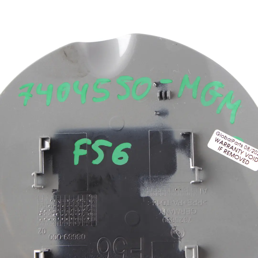 Fuel Cover Mini Cooper F56 Fill In Flap Cap Rear Moonwalk Grey B71 - SKU 7404550-MGM - Part number 7404550