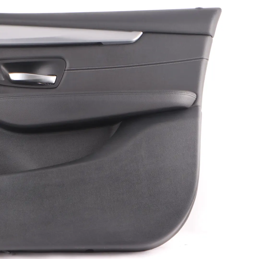 BMW F46 Door Card Front Right O/S Door Lining Panel HiFi Leather Black Grey - SKU 7404820 - Part number 7404820