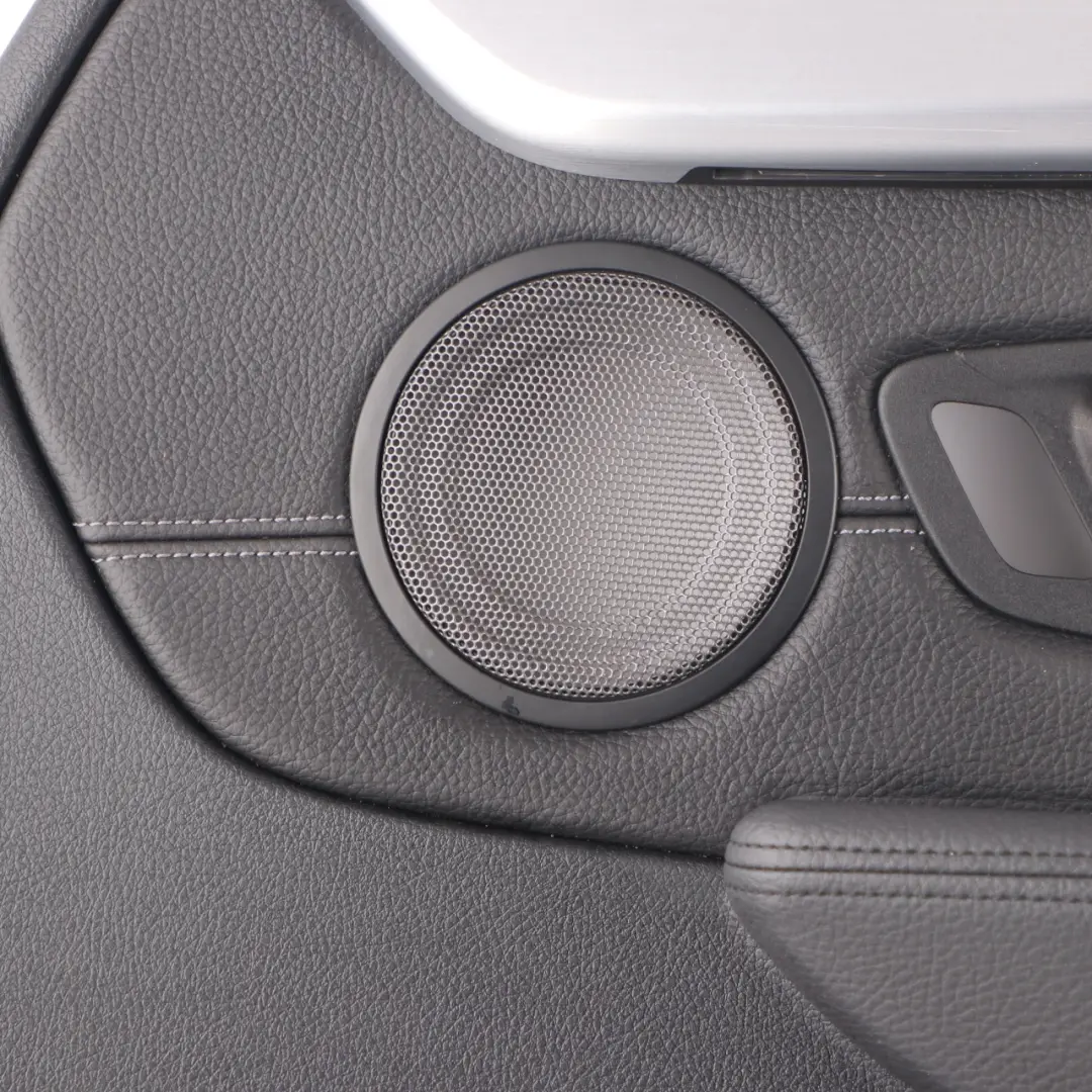 Door Card Front Right O/S Door Lining Panel HiFi Leather Black Grey to BMW F46 with Part number 7404820 BMW F46 Door Card Front Right O/S Door Lining Panel HiFi Leather Black Grey - SKU 7404820 - Part number 7404820