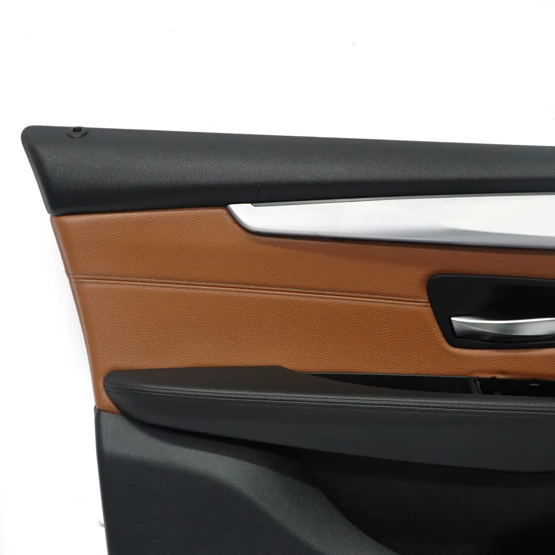 Door Card Front Left N/S Door Lining Panel Brown Leather to BMW F45 F46 with Part number 7404829 BMW F45 F46 Door Card Front Left N/S Door Lining Panel Brown Leather - SKU 7404829 - Part number 7404829