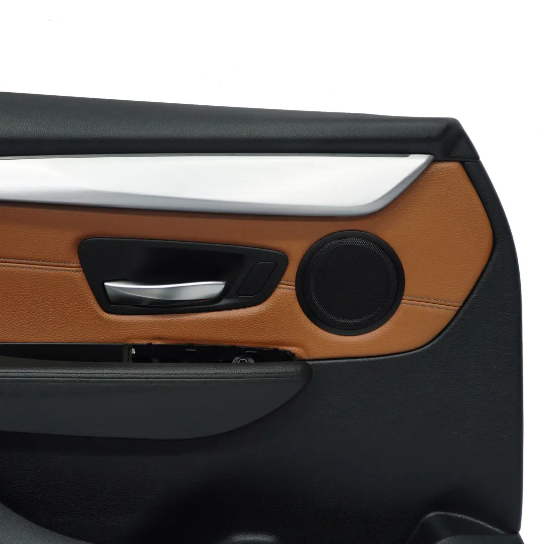 BMW F45 F46 Door Card Front Left N/S Door Lining Panel Brown Leather - SKU 7404829 - Part number 7404829