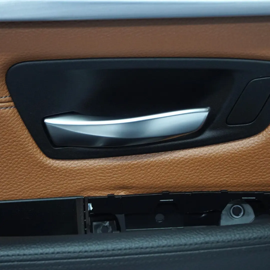 Door Card Front Left N/S Door Lining Panel Brown Leather to BMW F45 F46 with Part number 7404829 BMW F45 F46 Door Card Front Left N/S Door Lining Panel Brown Leather - SKU 7404829 - Part number 7404829