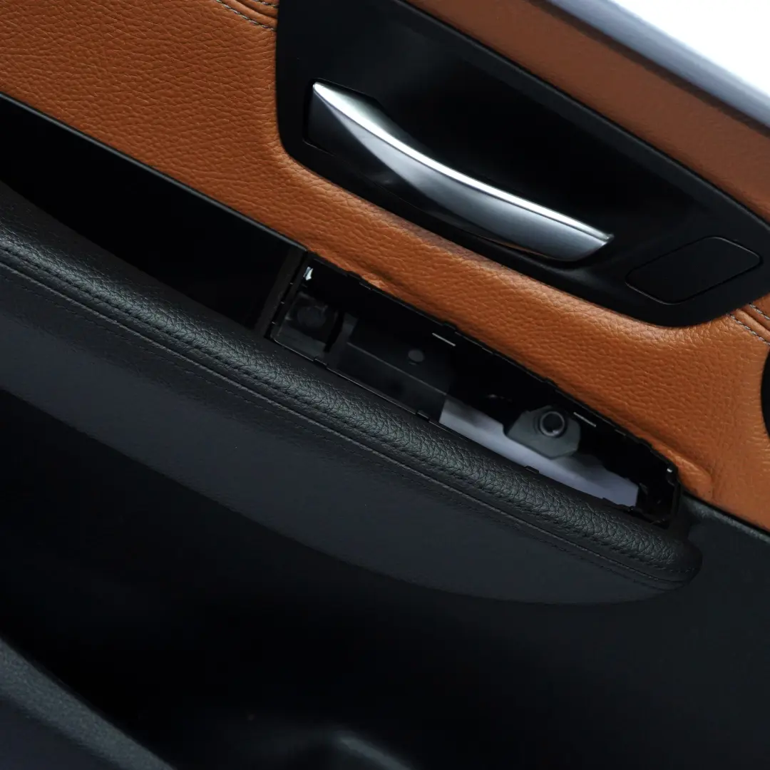 BMW F45 F46 Door Card Front Left N/S Door Lining Panel Brown Leather - SKU 7404829 - Part number 7404829
