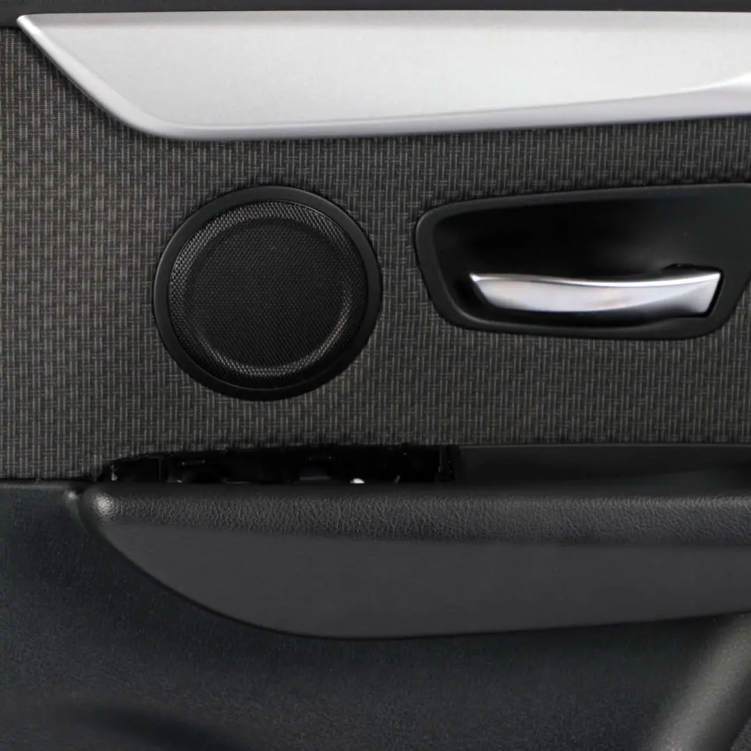 Right O/S Door Card Lining Panel Cloth Fabric Anthracite to BMW 2 F45 F46 Rear with Part number 7405004 BMW 2 F45 F46 Rear Right O/S Door Card Lining Panel Cloth Fabric Anthracite - SKU 7405004 - Part number 7405004